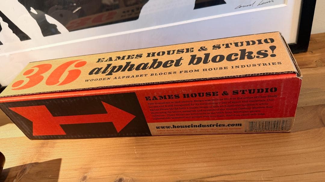 イームズ Eames House & Studio アルファベットブロック