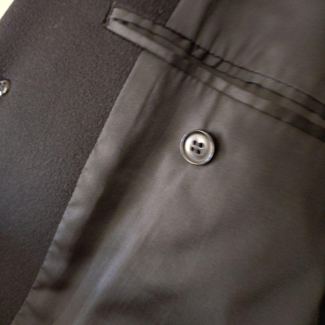 Zegna ゼニア　カシミヤ100％　チェスターロングコート濃紺