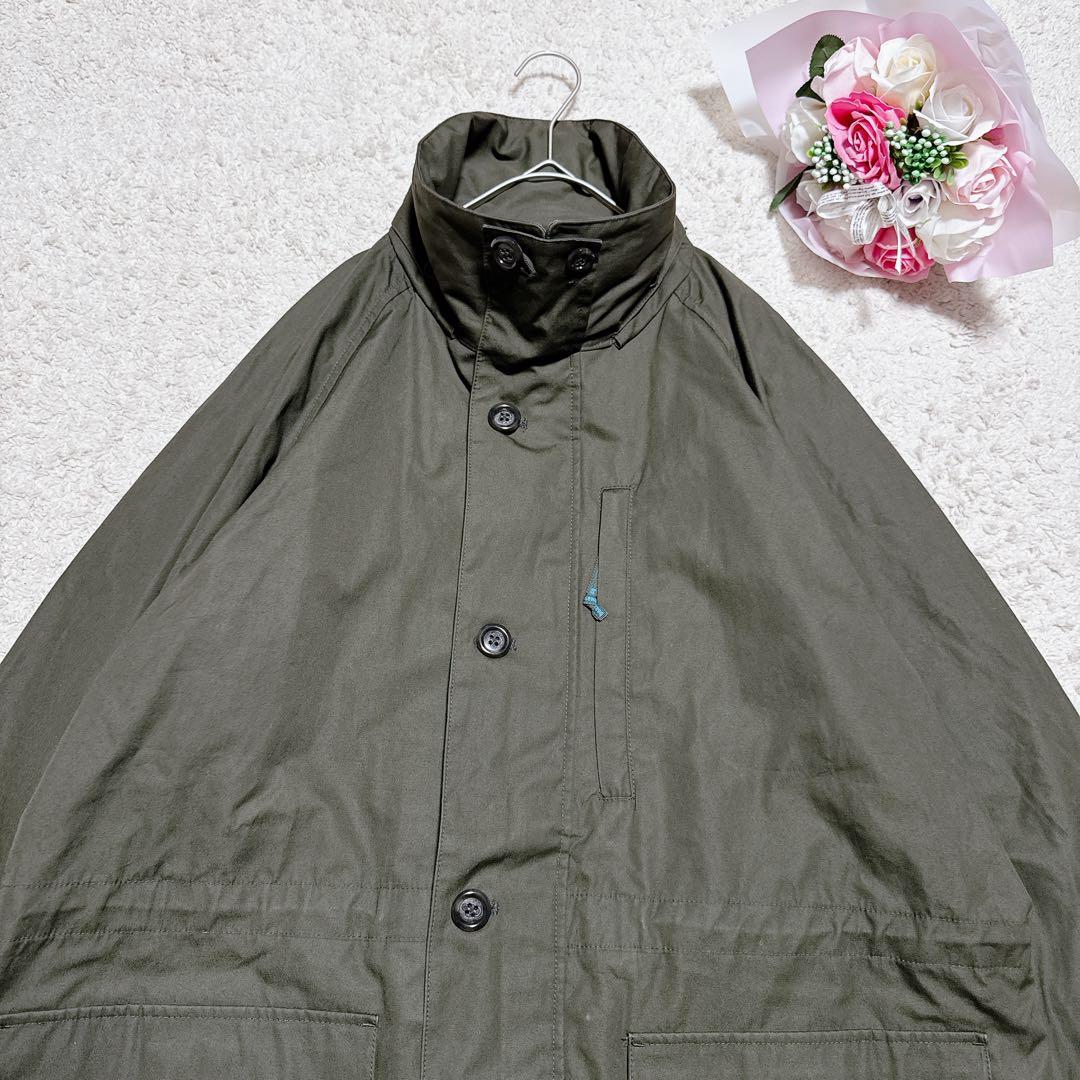 【ビアスポ beaspo】ペンタイルカントリー　マウンテンパーカー　カーキ　LL