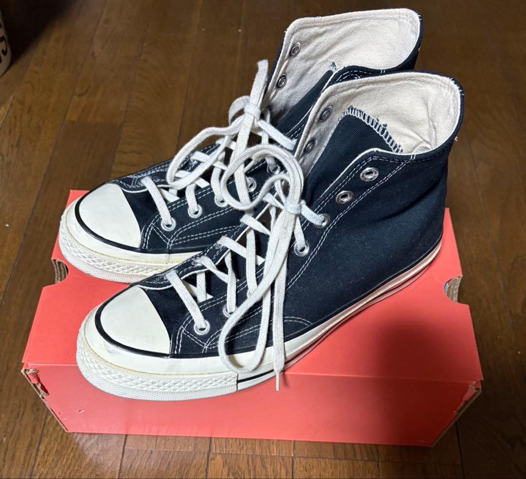 ct70 コンバース　チャックテイラー　ブラック 27.5 レシート付き