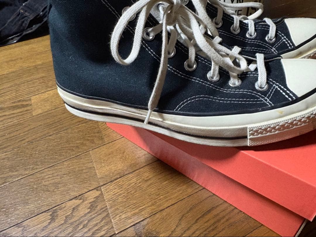 ct70 コンバース　チャックテイラー　ブラック 27.5 レシート付き