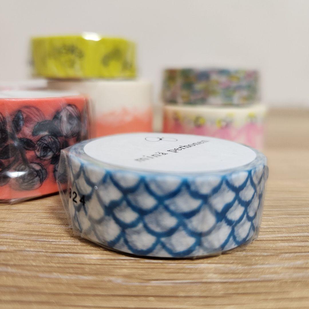 希少miina perhonen & mt マスキングテープ　タンバリンミックス