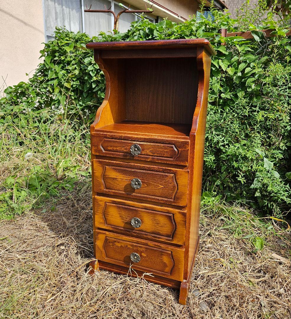 karimoku カリモク コロニアル 電話台 花台 リビング収納 小物入れ