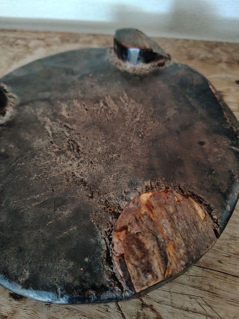 アフリカ　セヌフォスツール　花台　展示台　プリミティブアート　1点物