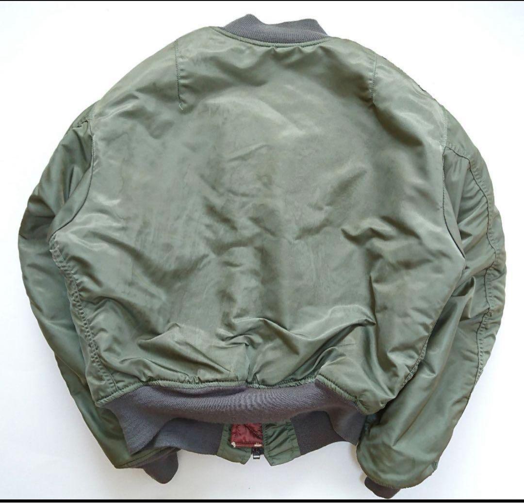 MA-1 フライトジャケット LARGE オリーブグリーン