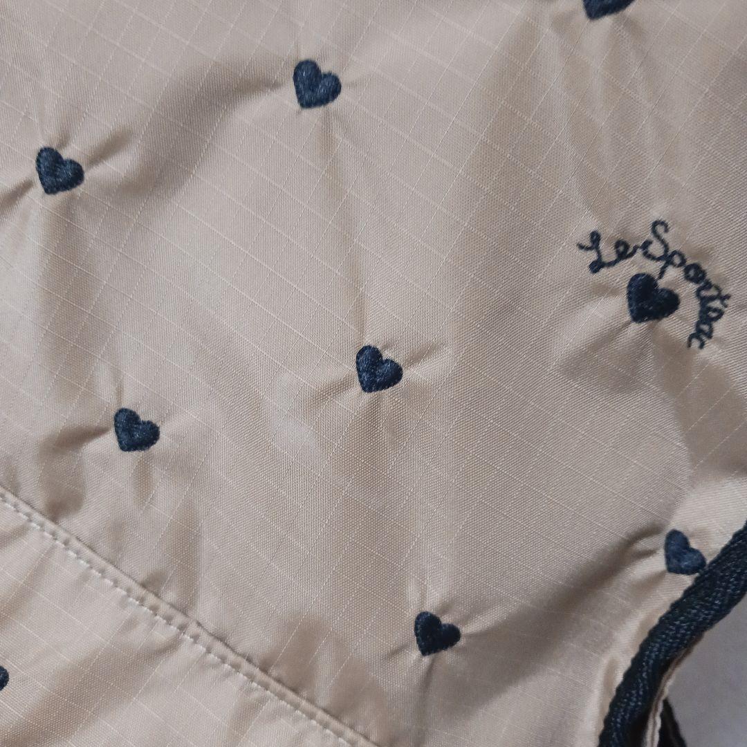 2720　レア　レスポートサック　リュック　ハート刺繍　ブラウン　極美品