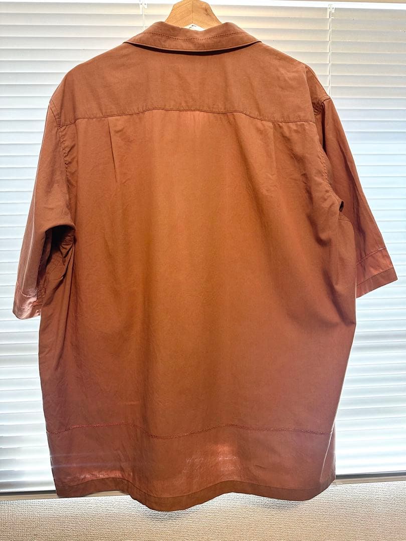 YOKE EMBROIDERY OPEN COLLAR SHIRT 半袖シャツ