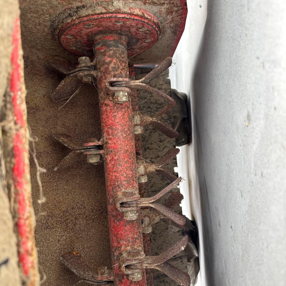 エンジン稼働確認。アテックスatex 　自走草刈機　 刈馬王　ハンマーナイフ