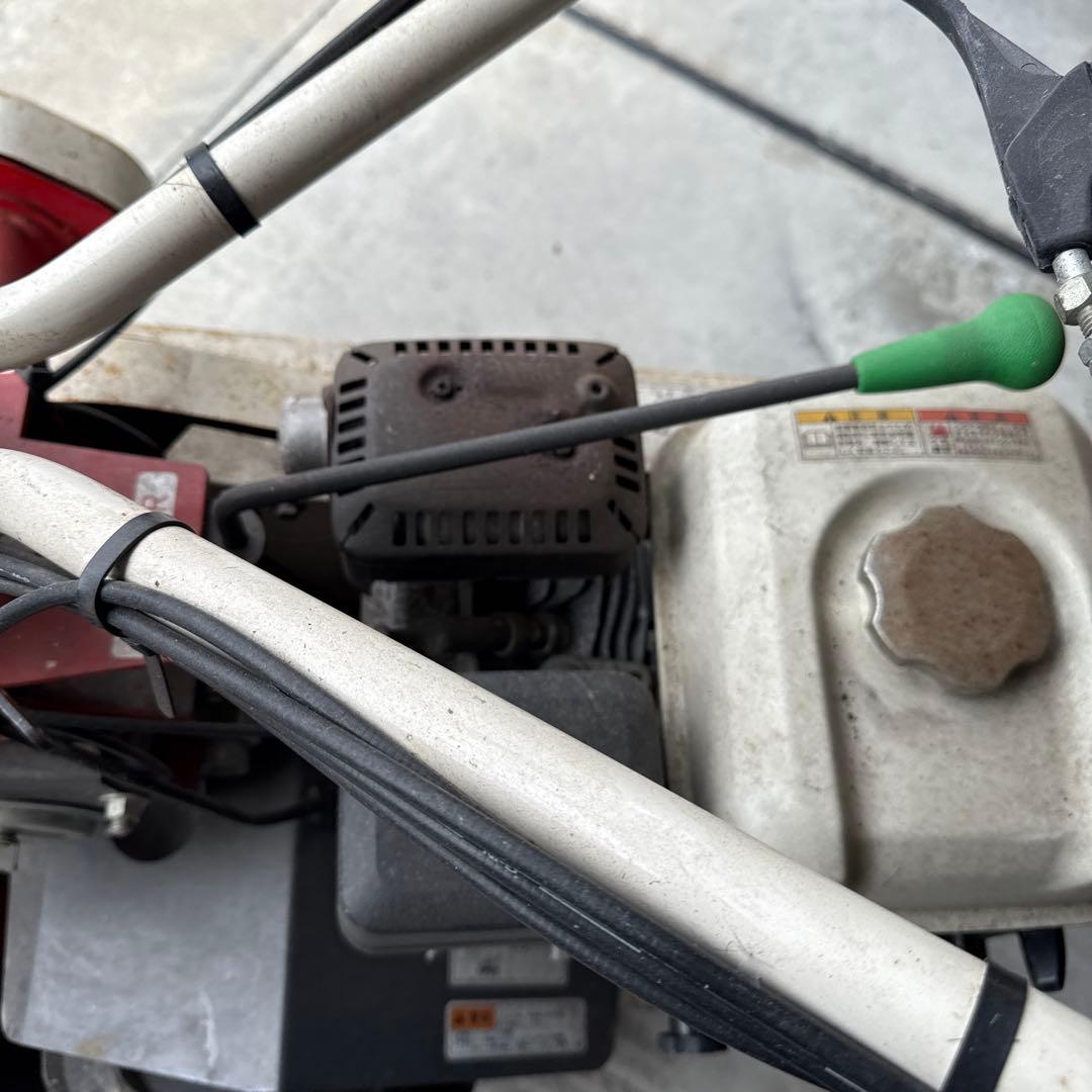 エンジン稼働確認。アテックスatex 　自走草刈機　 刈馬王　ハンマーナイフ