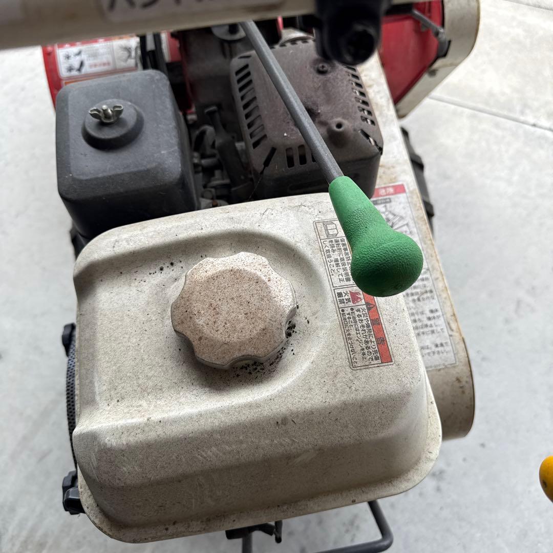 エンジン稼働確認。アテックスatex 　自走草刈機　 刈馬王　ハンマーナイフ