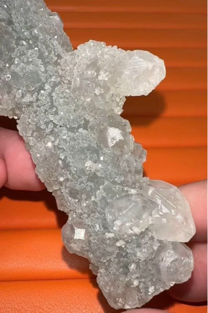 マスタークリスタル 珍品 カクタス アポフィライト カルセドニー  共生 原石