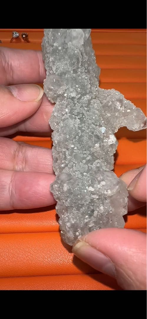 マスタークリスタル 珍品 カクタス アポフィライト カルセドニー  共生 原石