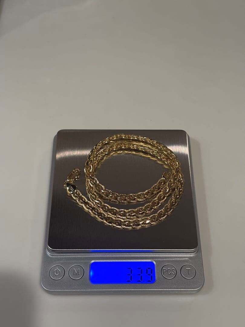 ゴールドネックレス ネックレス 750 ITALY 刻印あり遺品