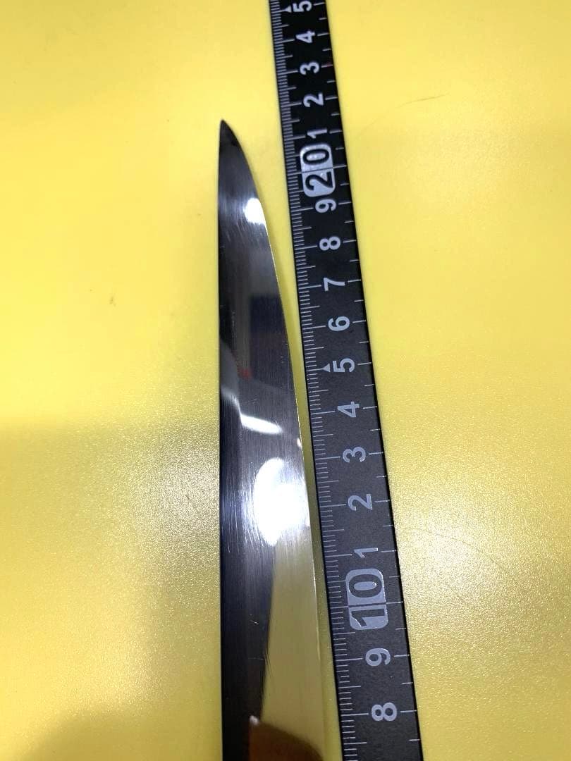 堺　柳刃包丁　刃渡り22cm　波紋出ています。