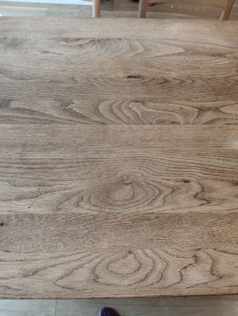 なお★値下げしました！大阪引取限定ダイニングテーブル無垢材関家具オーク材