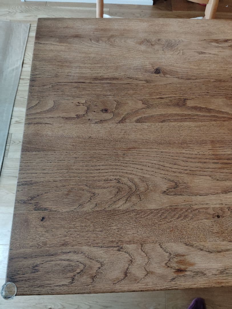 なお★値下げしました！大阪引取限定ダイニングテーブル無垢材関家具オーク材