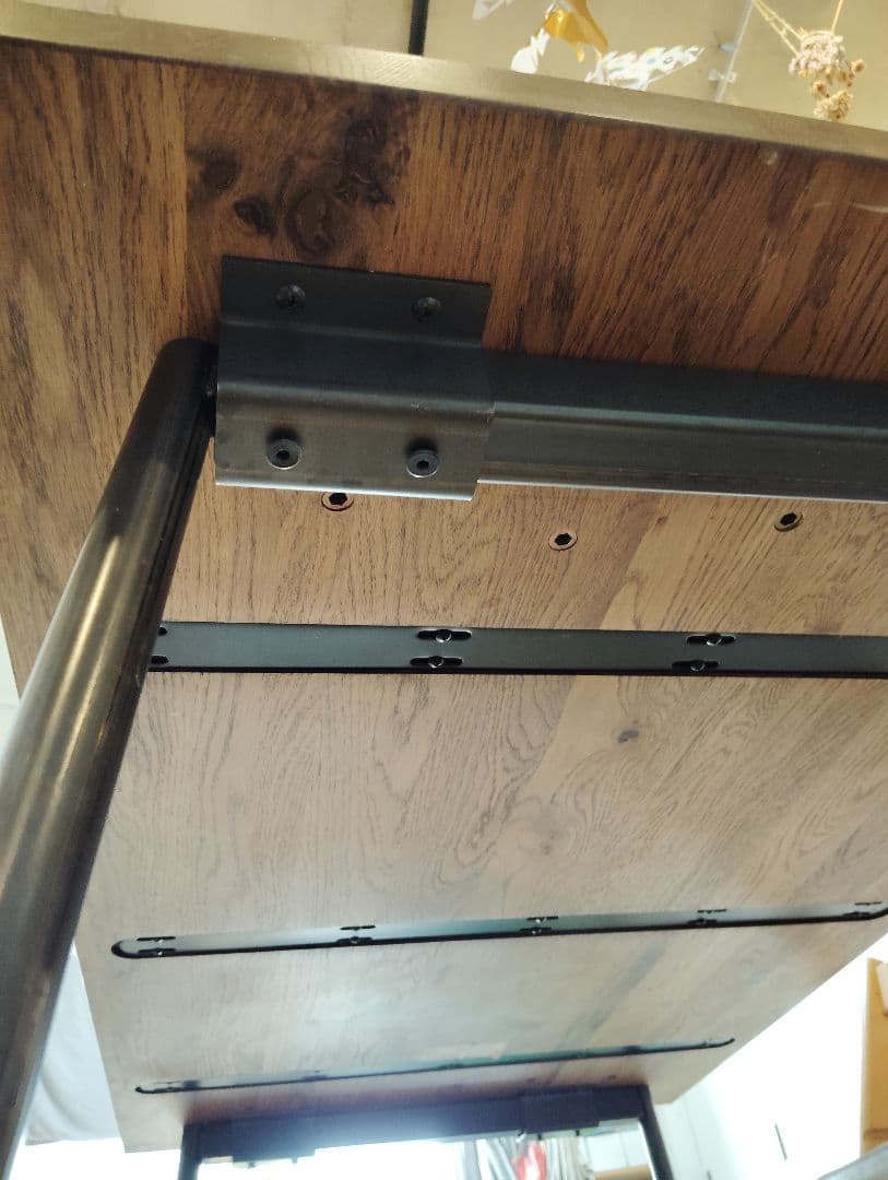 なお★値下げしました！大阪引取限定ダイニングテーブル無垢材関家具オーク材