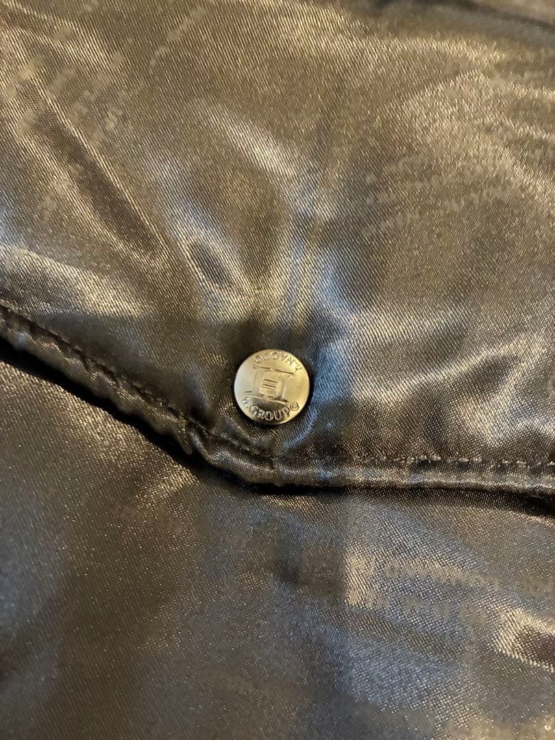 整*理様 h.ANARCHY変形黒ライダースダウンジャケット