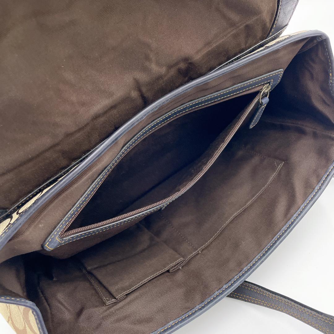 COACH スエード ソーホー シグネチャー トートバッグ　f462