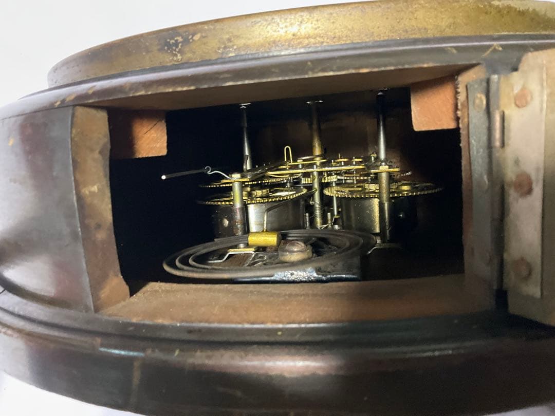 (11)MEIGI 振り子時計　アンティーク　稼動品　年代物