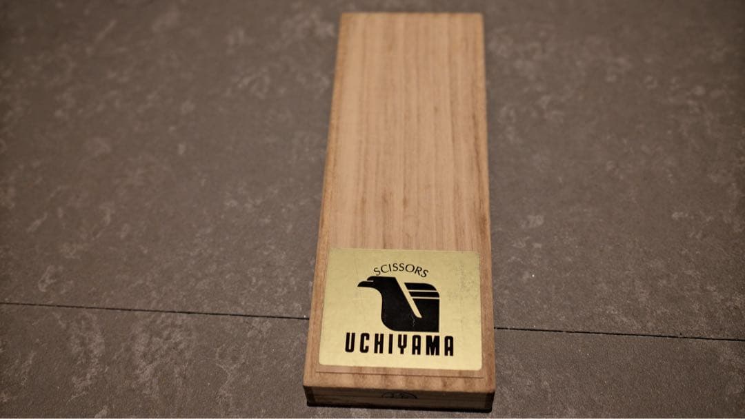 UCHIYAMA セニングシザー PT-3（25〜30%） 6.5インチ木箱付き