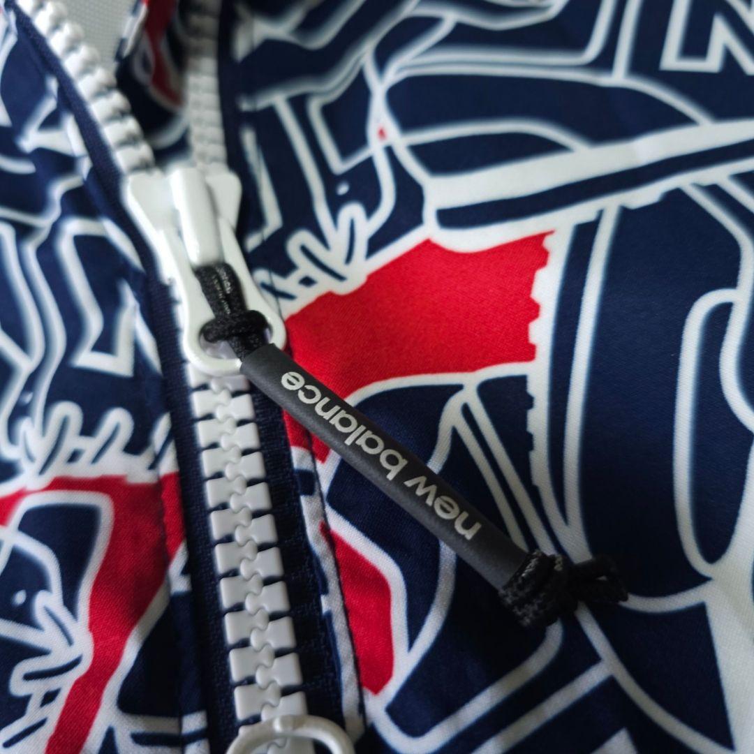 ニューバランスゴルフ】スニーカー総柄 撥水ナイロンブルゾン×スカートアップMS