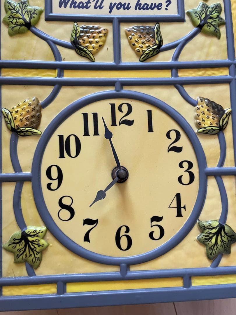 【１点もの】パブストブルーリボン　時計　ネオンライト　看板