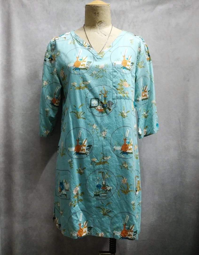 powder　トップス　総柄シャツ　下迫秀樹　パウダー