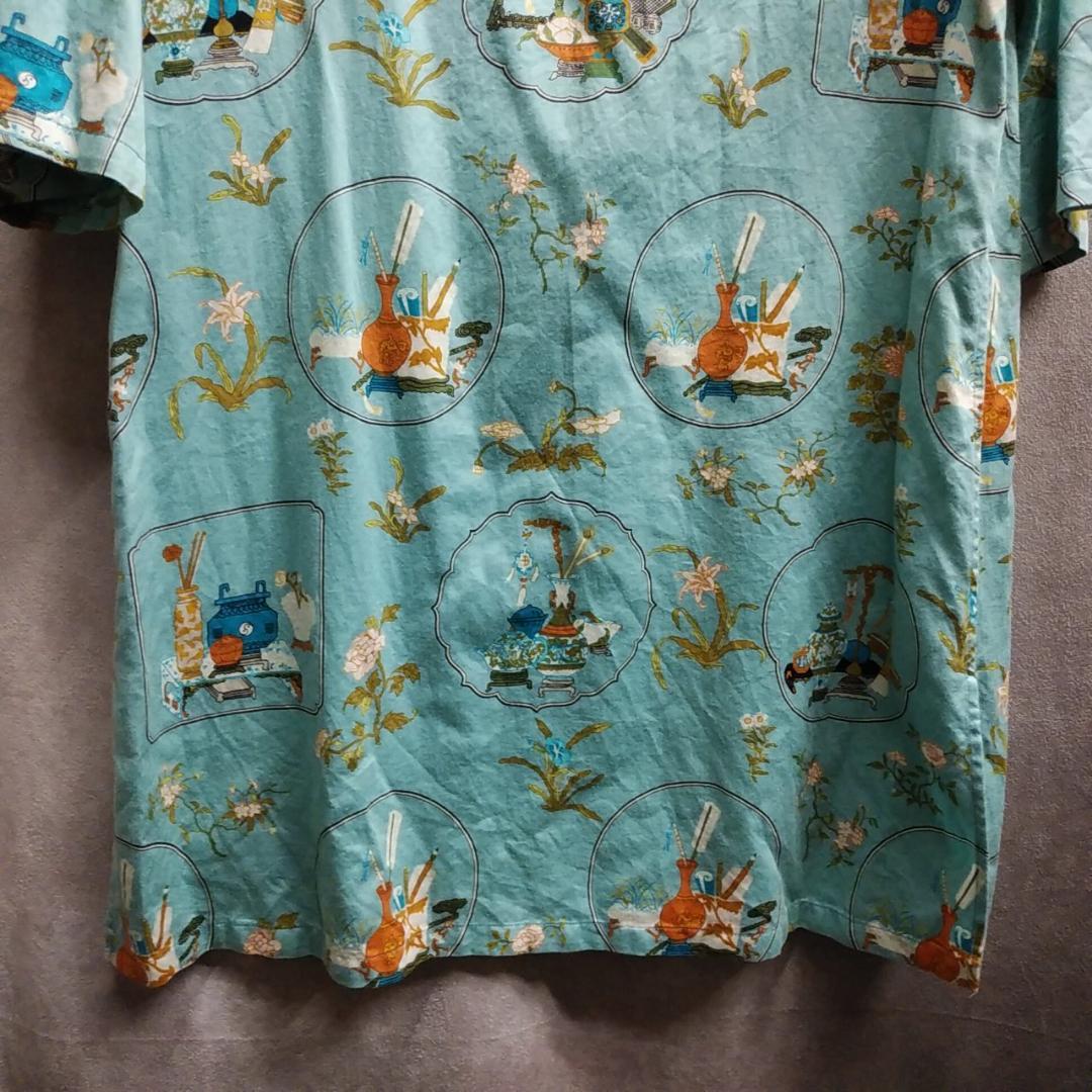 powder　トップス　総柄シャツ　下迫秀樹　パウダー