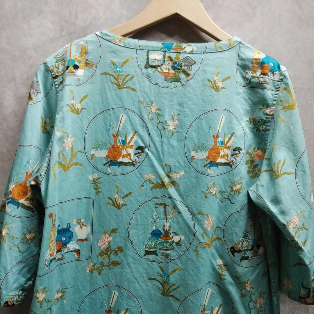 powder　トップス　総柄シャツ　下迫秀樹　パウダー