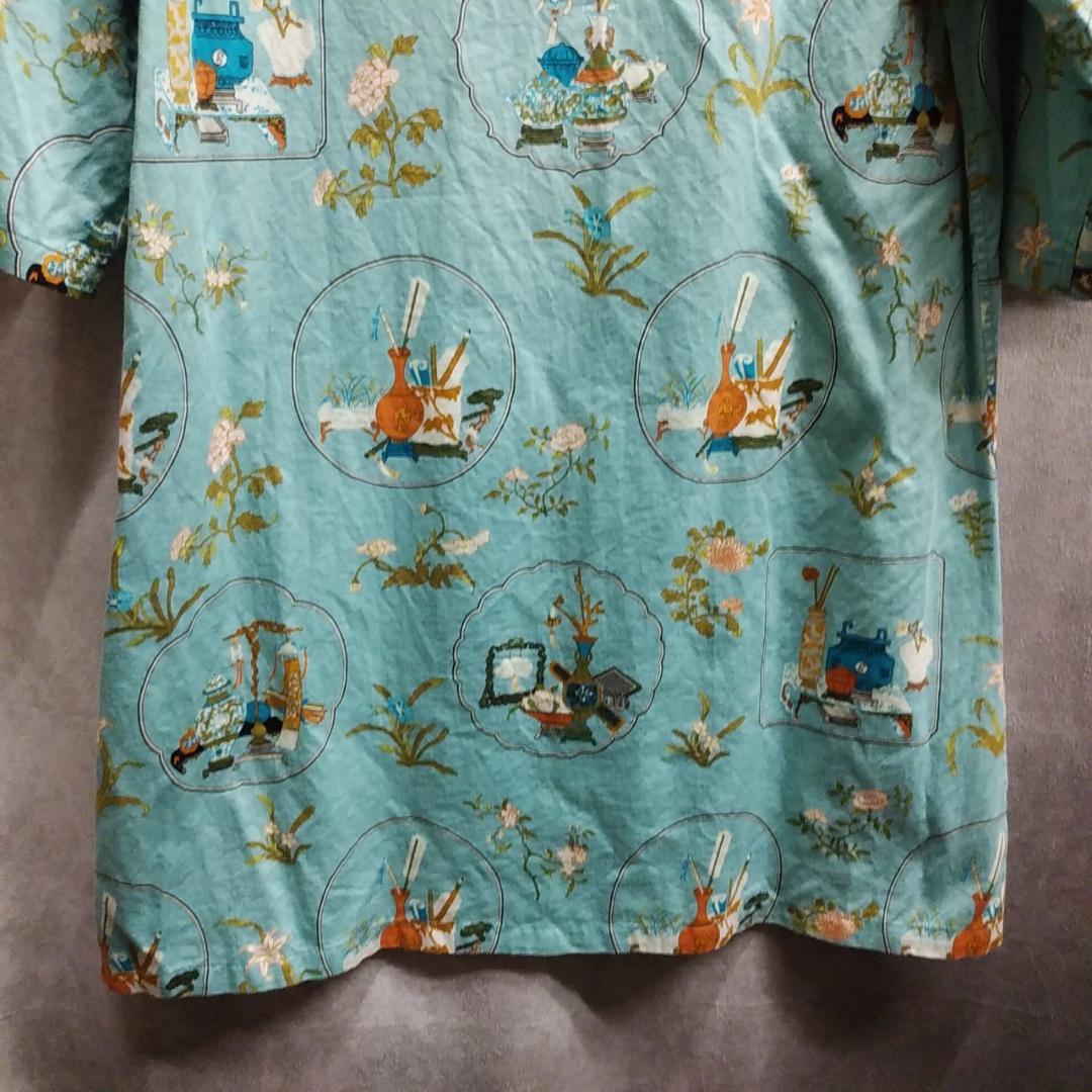 powder　トップス　総柄シャツ　下迫秀樹　パウダー