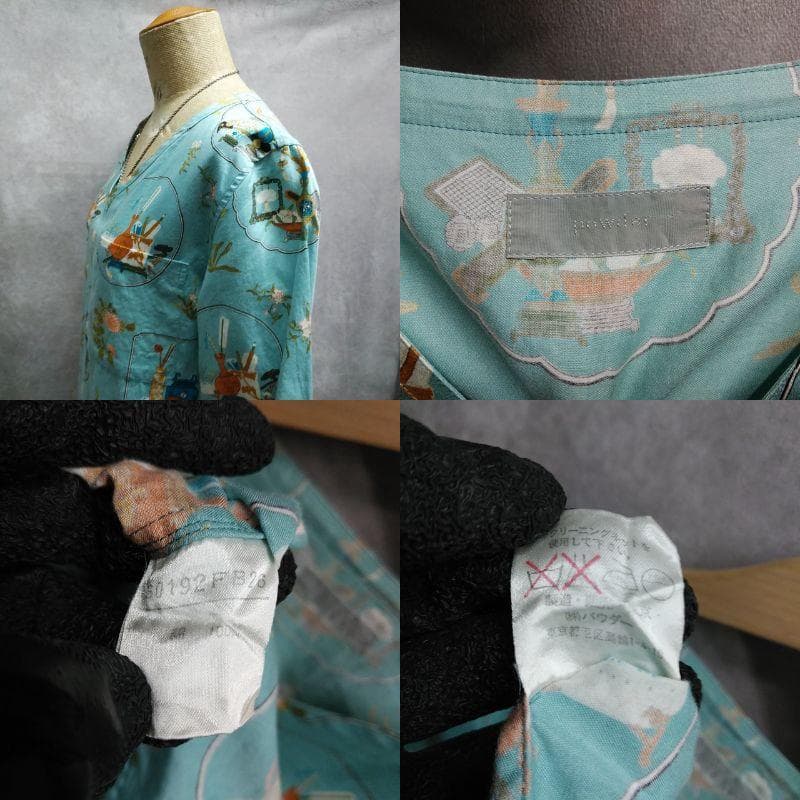 powder　トップス　総柄シャツ　下迫秀樹　パウダー