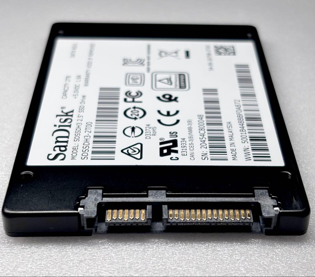 SanDisk 2TB SSD SDSSDH3-2T00 2.5インチ