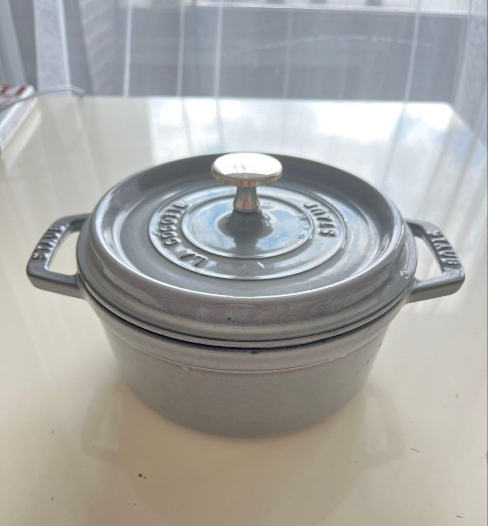 ストウブ　STAUB ピコココット ラウンド　グレー 18cm