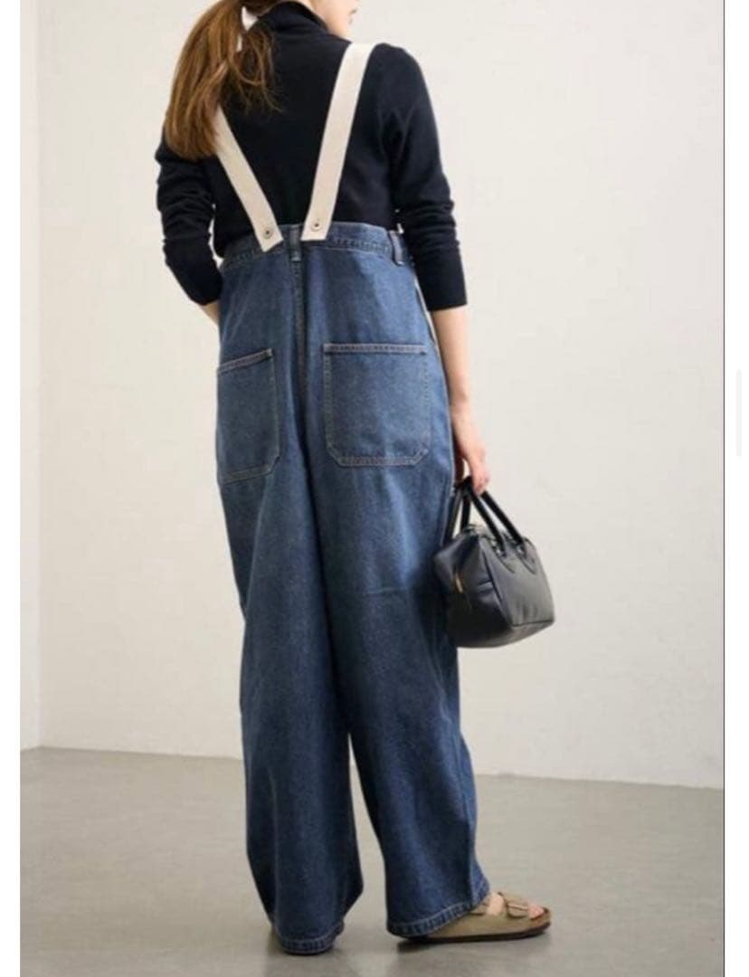 ジョンブル　デニムサロペット