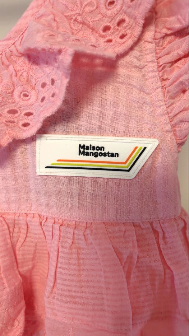 新品 maison mangostan cat dress ワンピース 10Y