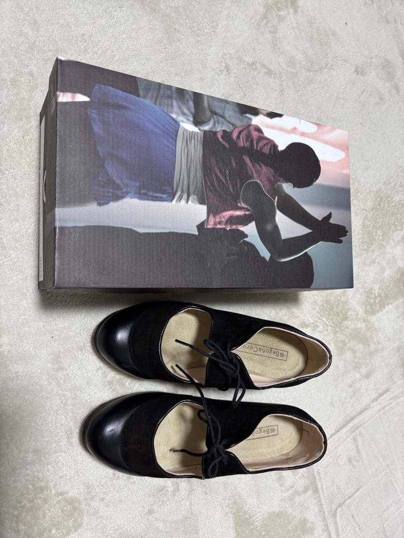 ベゴーニャ　セルベラ　フラメンコシューズ 黒