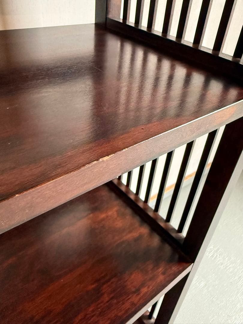 松本民芸家具 伝統工芸 ミズメザクラ 書棚 本棚 飾り棚 シェルフ