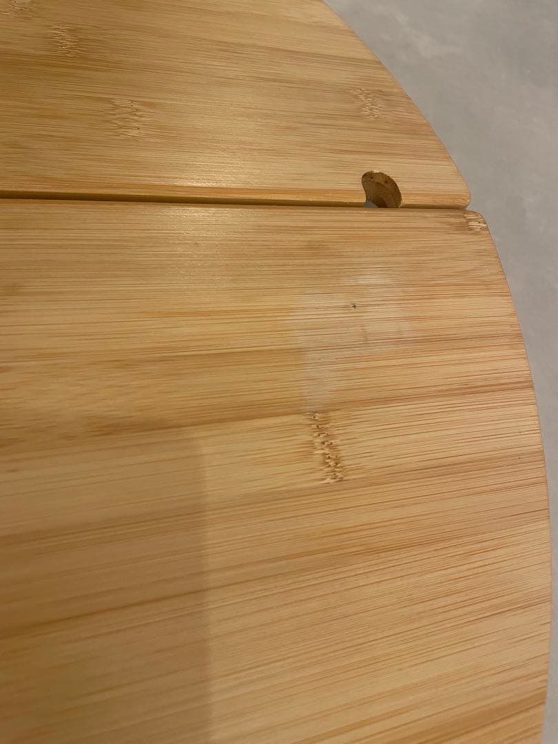 ニュートラルアウトドア バンブーラウンドテーブルミニ