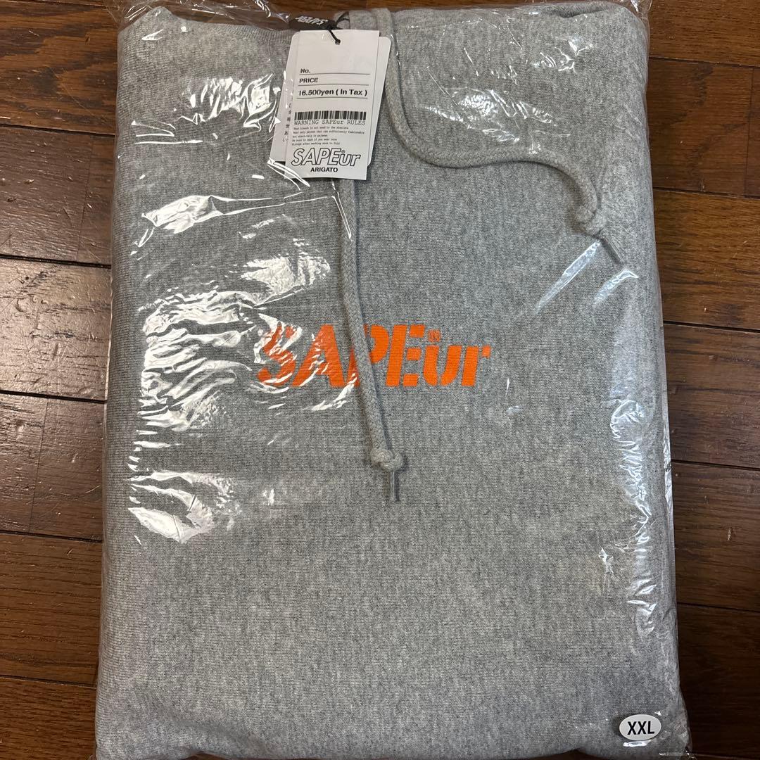 SAPEurグレー パーカー XXL 浜田