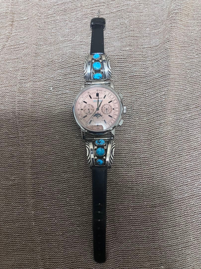 ロバートビセンティ RB刻印 ウォッチバンド➕時計　シルバーおまけ付き！