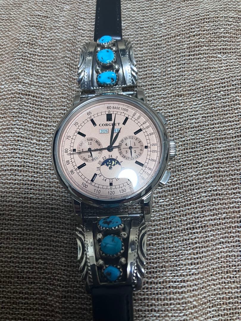 ロバートビセンティ RB刻印 ウォッチバンド➕時計　シルバーおまけ付き！