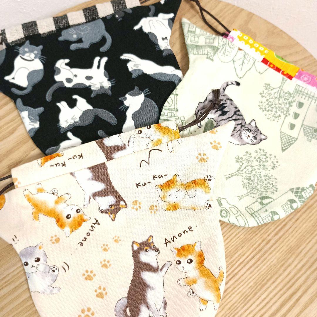 巾着　チャーム　ハンドメイド