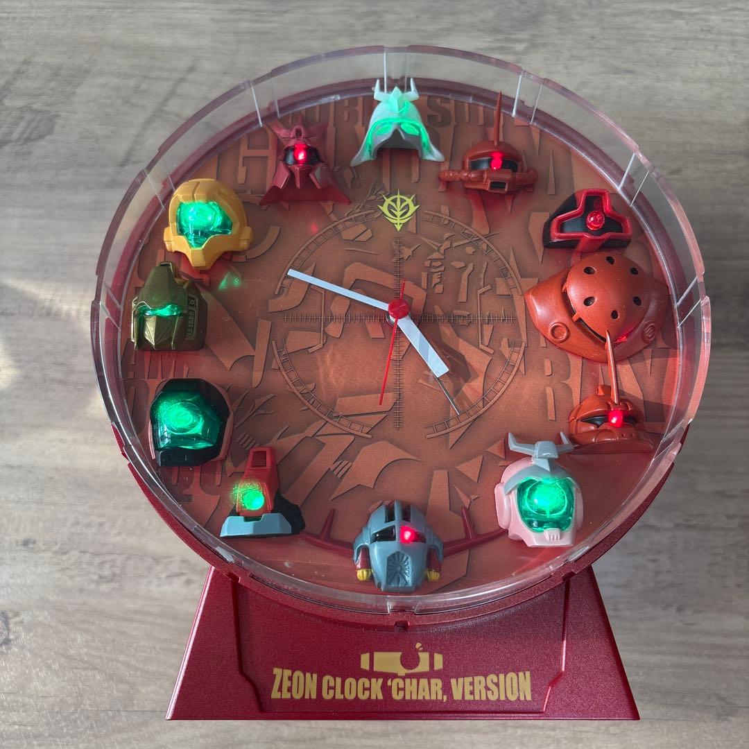 ZEON CLOCK ジオンクロック シャア専用 目覚まし時計　希少品