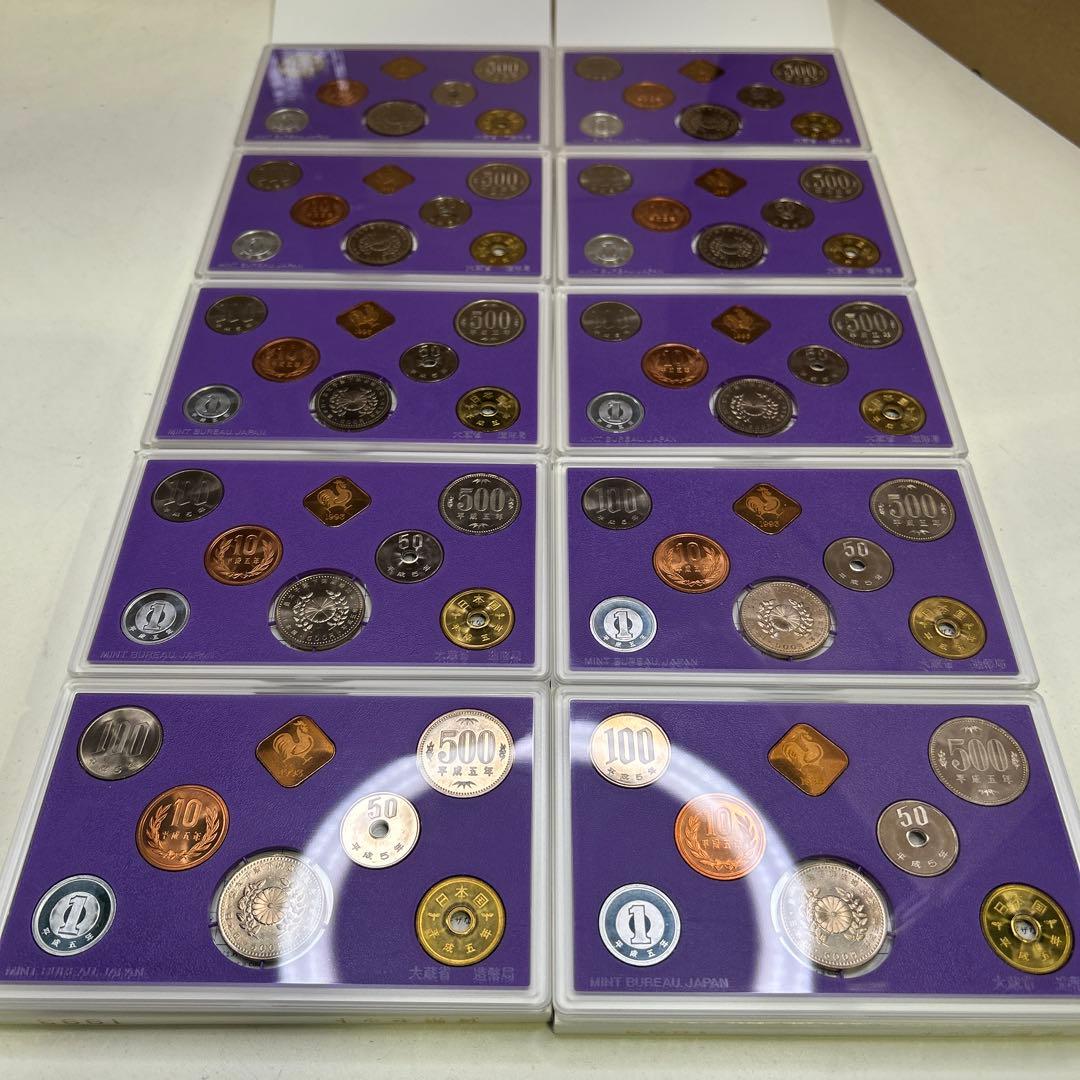 5914 皇太子殿下御成婚記念500円白銅貨幣入り 貨幣セット 10セット