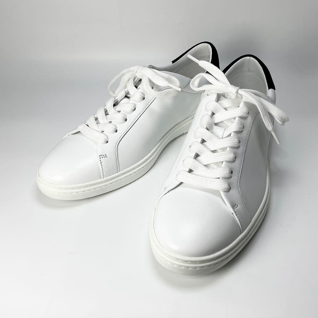 JIMMY CHOO 　スニーカー　レザー　ホワイト　42　27cm
