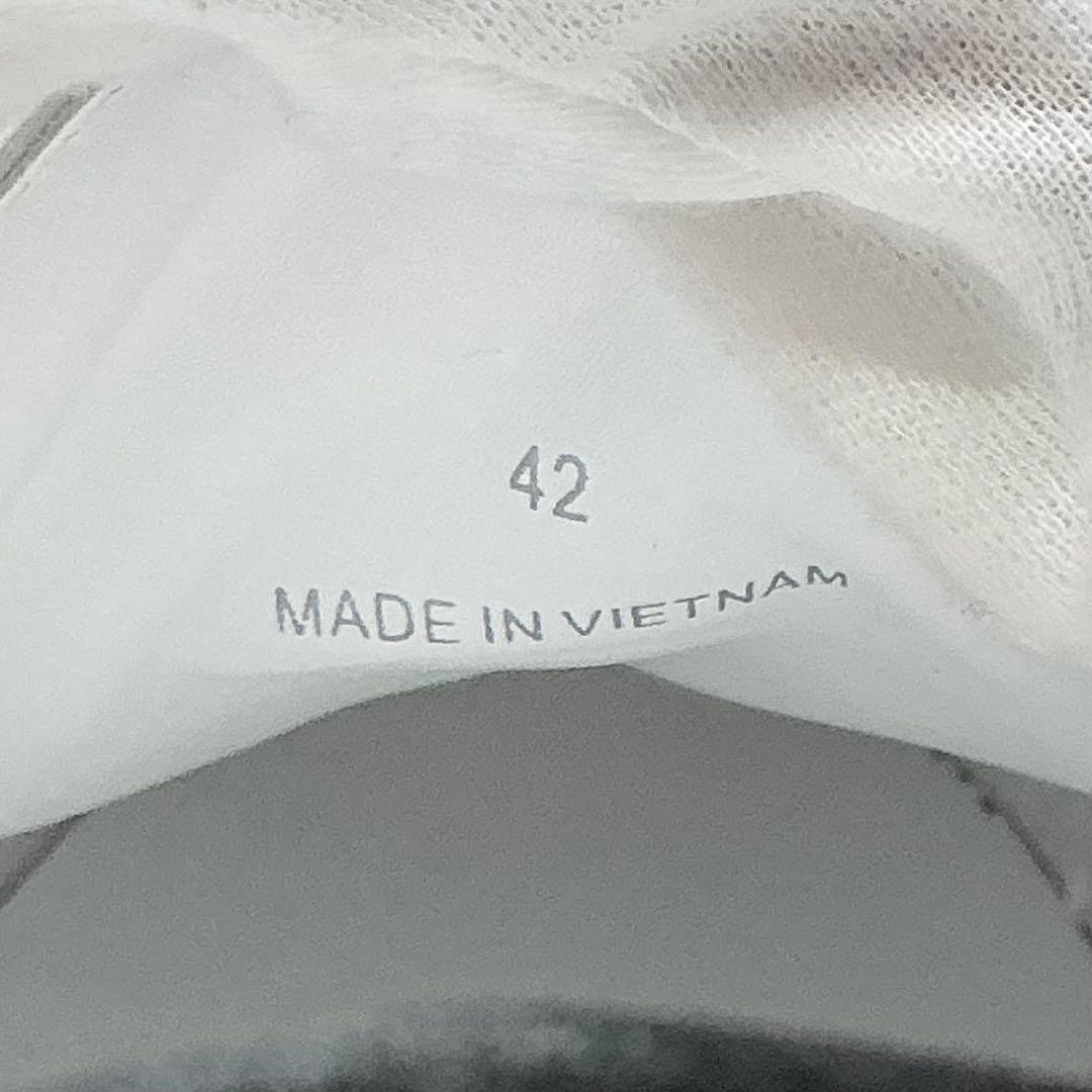 JIMMY CHOO 　スニーカー　レザー　ホワイト　42　27cm