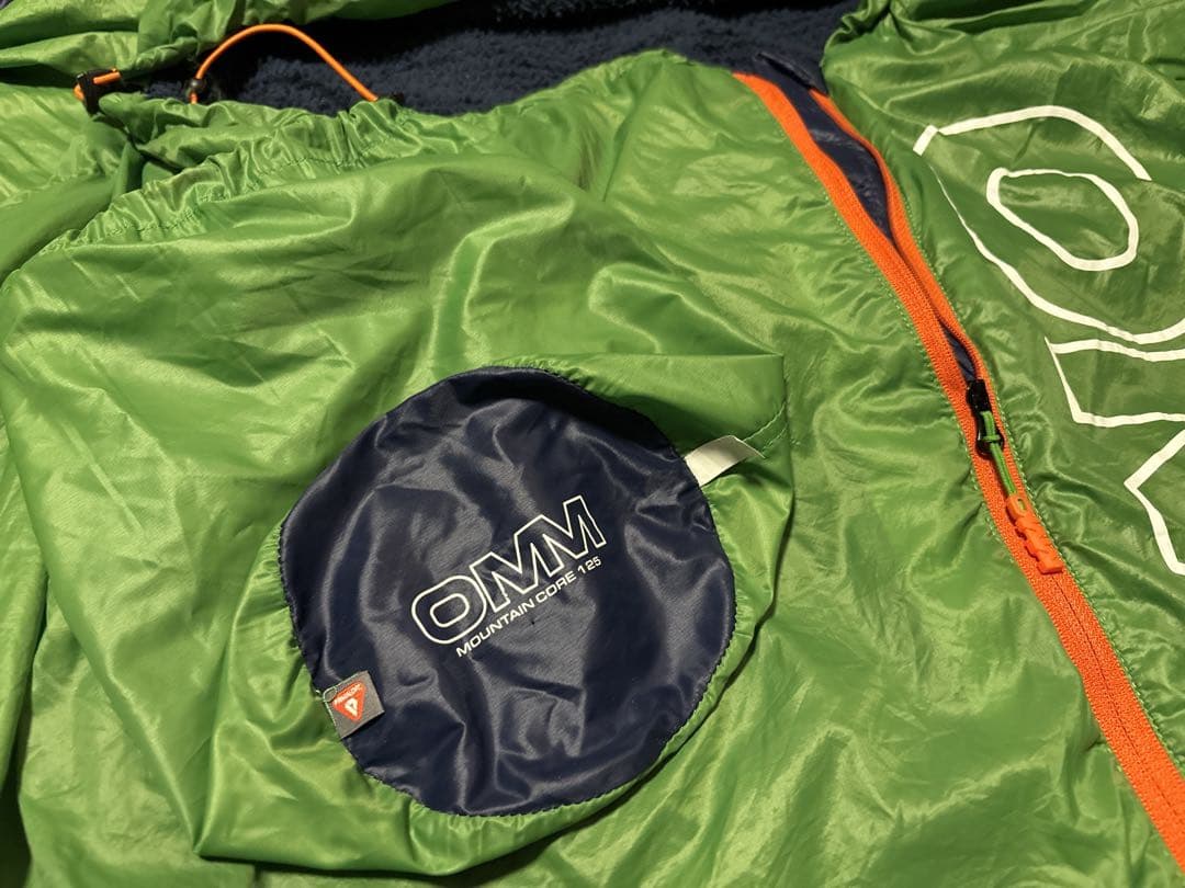 【OMM】MOUNTAIN CORE 125 シュラフ 380g