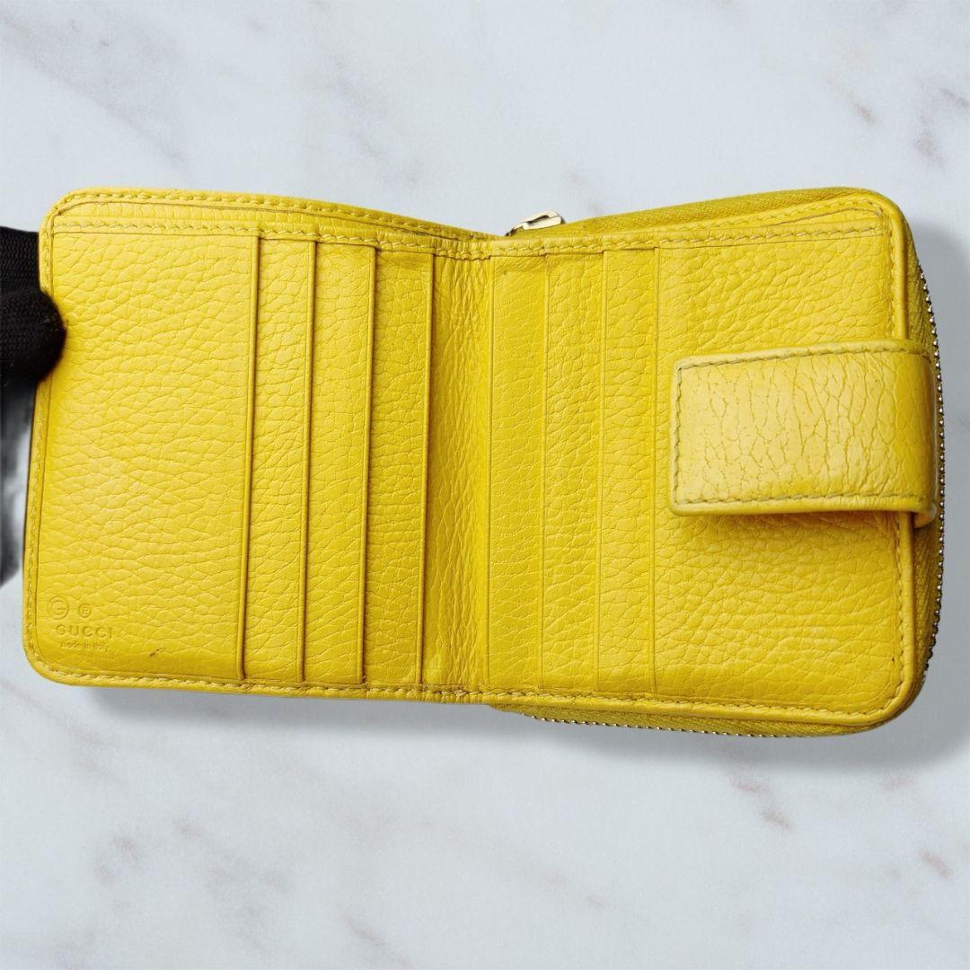 58 GUCCI 二つ折り財布 GGキャンバス h2