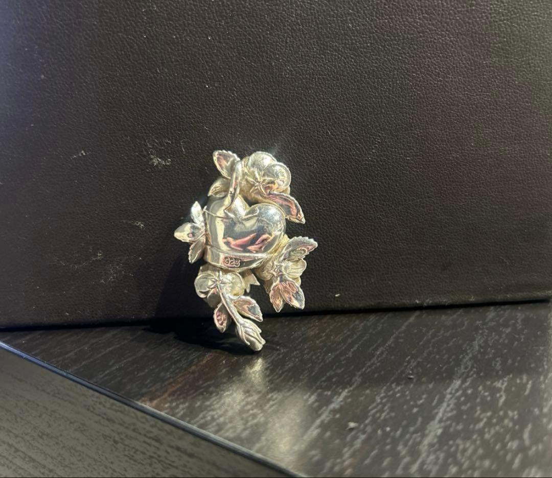 定価5.1万★Justin Davis ハート・スカルモチーフネックレス